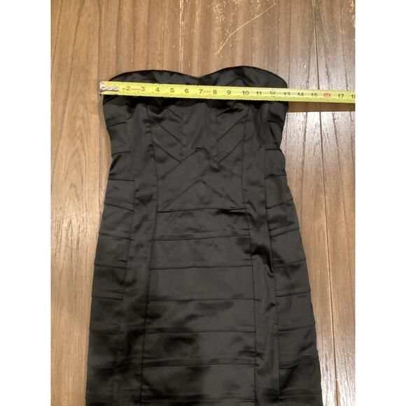 Arden B Strapless Bodycon Evening Formal date night Mini Dress bandage Black XS - Picture 4 of 7